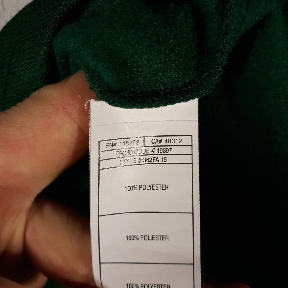 Adidas Sweatshirt Mens Large Green Gray Pullover Crew Neck Activewear